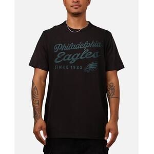 NWT 47 Brand Men's Jet Black Philadelphia Eagles Dusted T-Shirt Size M